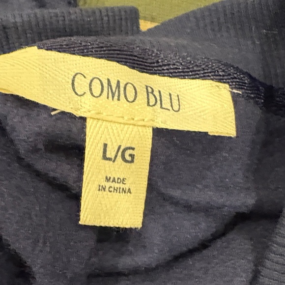 Navy Blue Paris Light Sweatshirt L - Picture 3 of 4